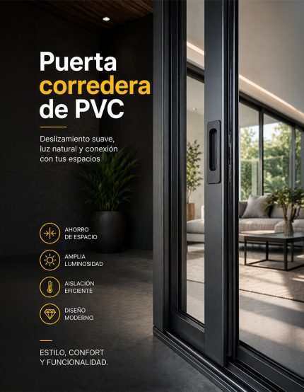Puerta Corredera de PVC